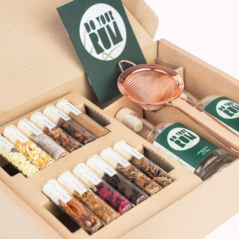 2 Malzeme ile DIY Rum Yapma Kiti, Şişeler ve Tarifler, Rum Severler için Hediye