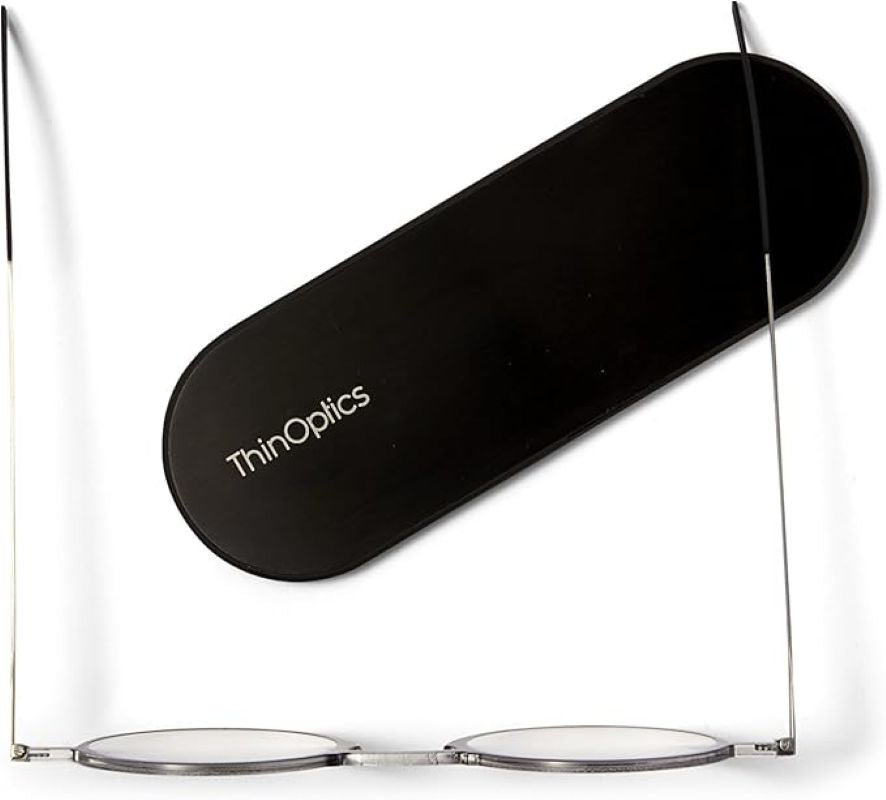 Manhattan +1.0 Okuma Gözlüğü Ultra Hafif, Yuvarlak Tasarım, Milano Mıknatıslı Kılıf