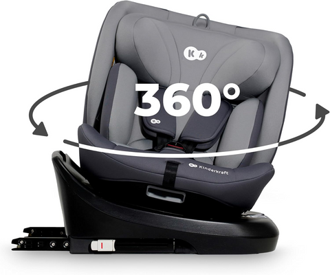 I-Grow 360° Dönebilen Oto Koltuğu, 40–150 cm, 0–36 kg, ISOFIX, RWF/FWF