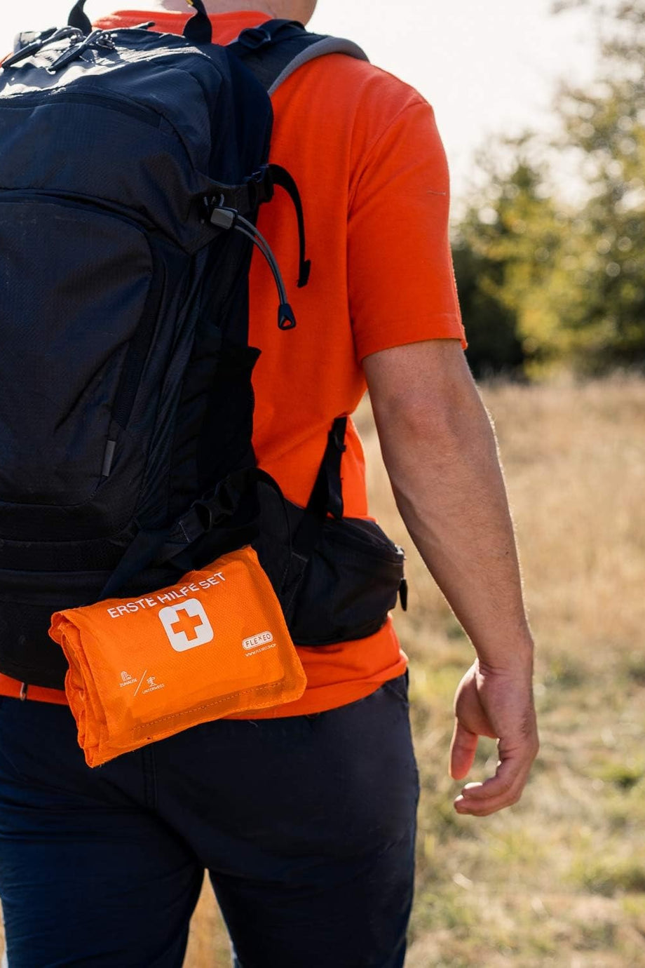 59 Parça Su Geçirmez İlk Yardım Kiti Rulo Çanta Outdoor Acil Durum Tırmanış Kamp Seti