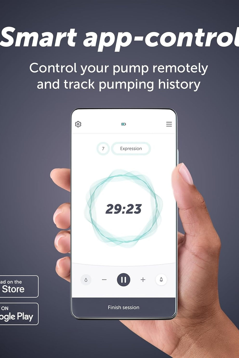 Stride 2 Çift Elektrikli Göğüs Pompası Sessiz, Taşınabilir, 300 mmHg Güçlü