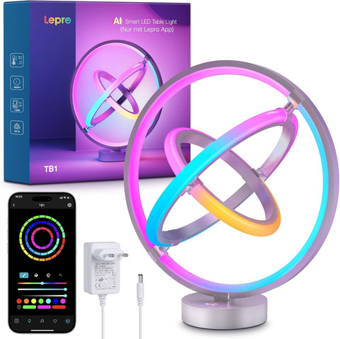 AI Akıllı Masa Lambası TB1, Müzik Senkronizasyonu, AI Işık Tasarım Asistanı