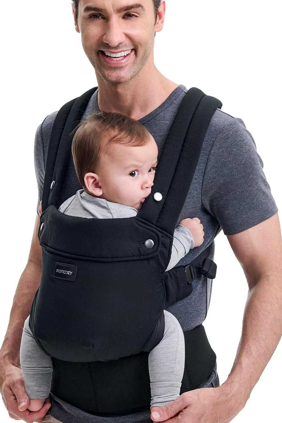 Bebek Taşıyıcı, Saf Pamuk, Ergonomik, Hafif ve Rahat, 3-20 kg