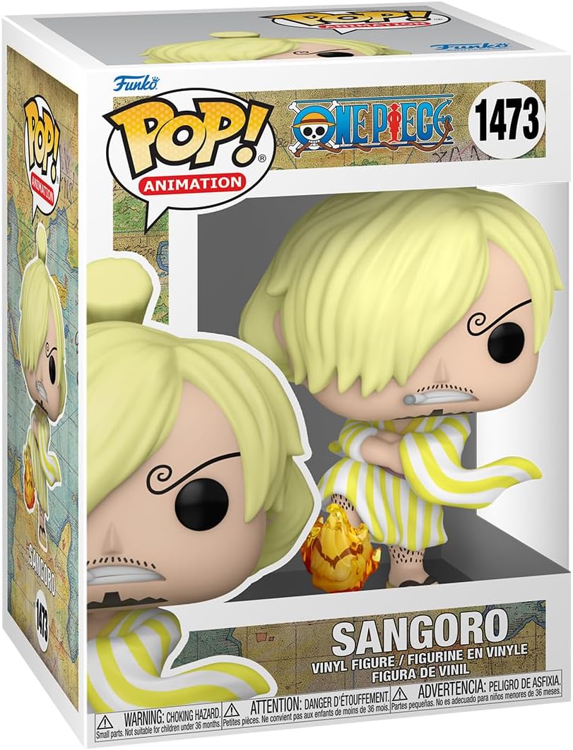 Pop! One Piece, Vinsmoke Sanji (Sangoro - Wano) Resmi Vinil Koleksiyon Figürü
