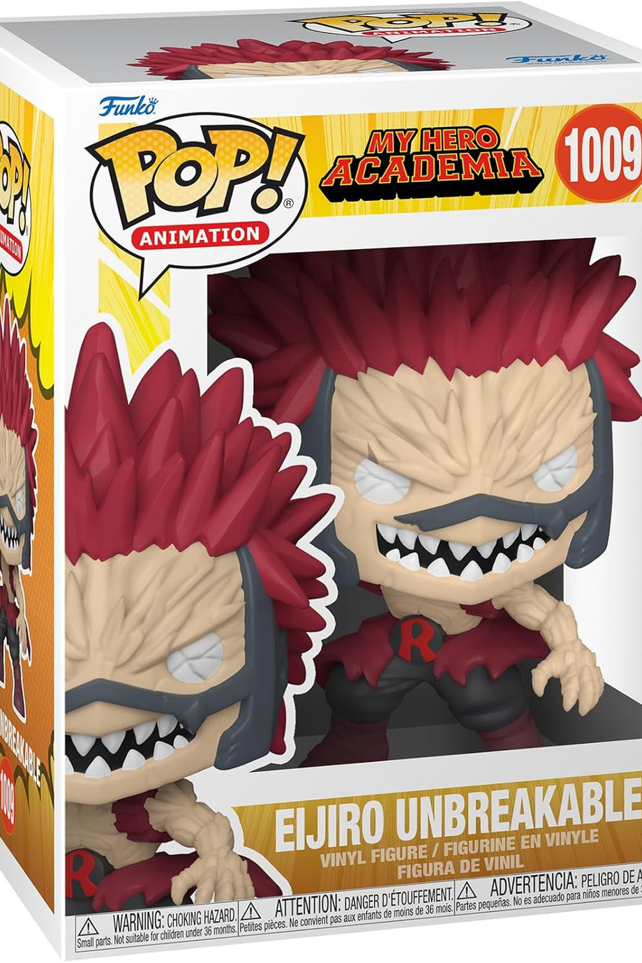 POP! Animasyon: MHA, Eijiro Kirishima Kahraman Kostümü, 9,5 cm Koleksiyonluk Vinil Figür