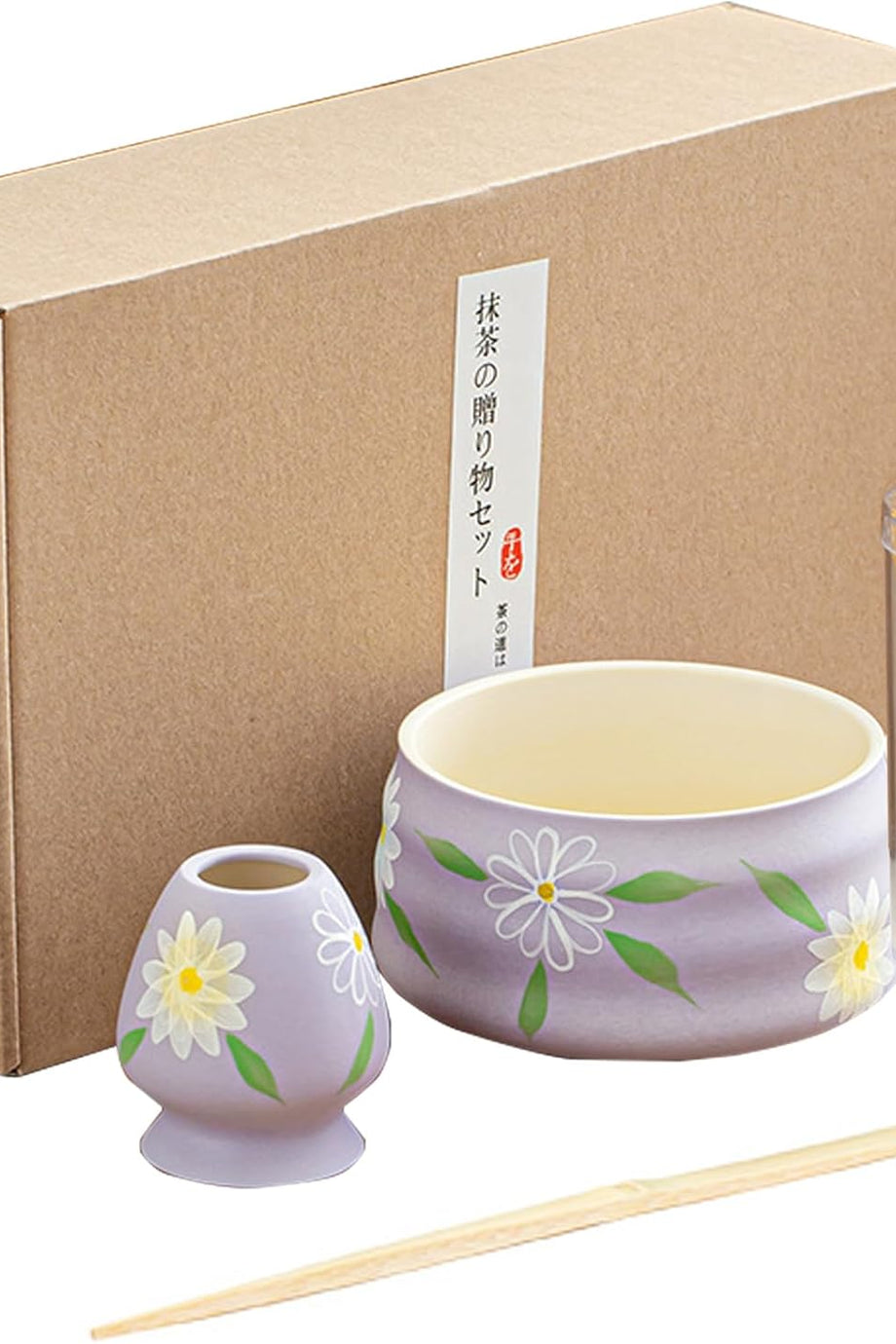 4 Parçalı Japon Matcha Seti - Matcha Çırpıcısı, Bambu Ölçü Kaşığı, Geleneksel Matcha Hazırlama Seti
