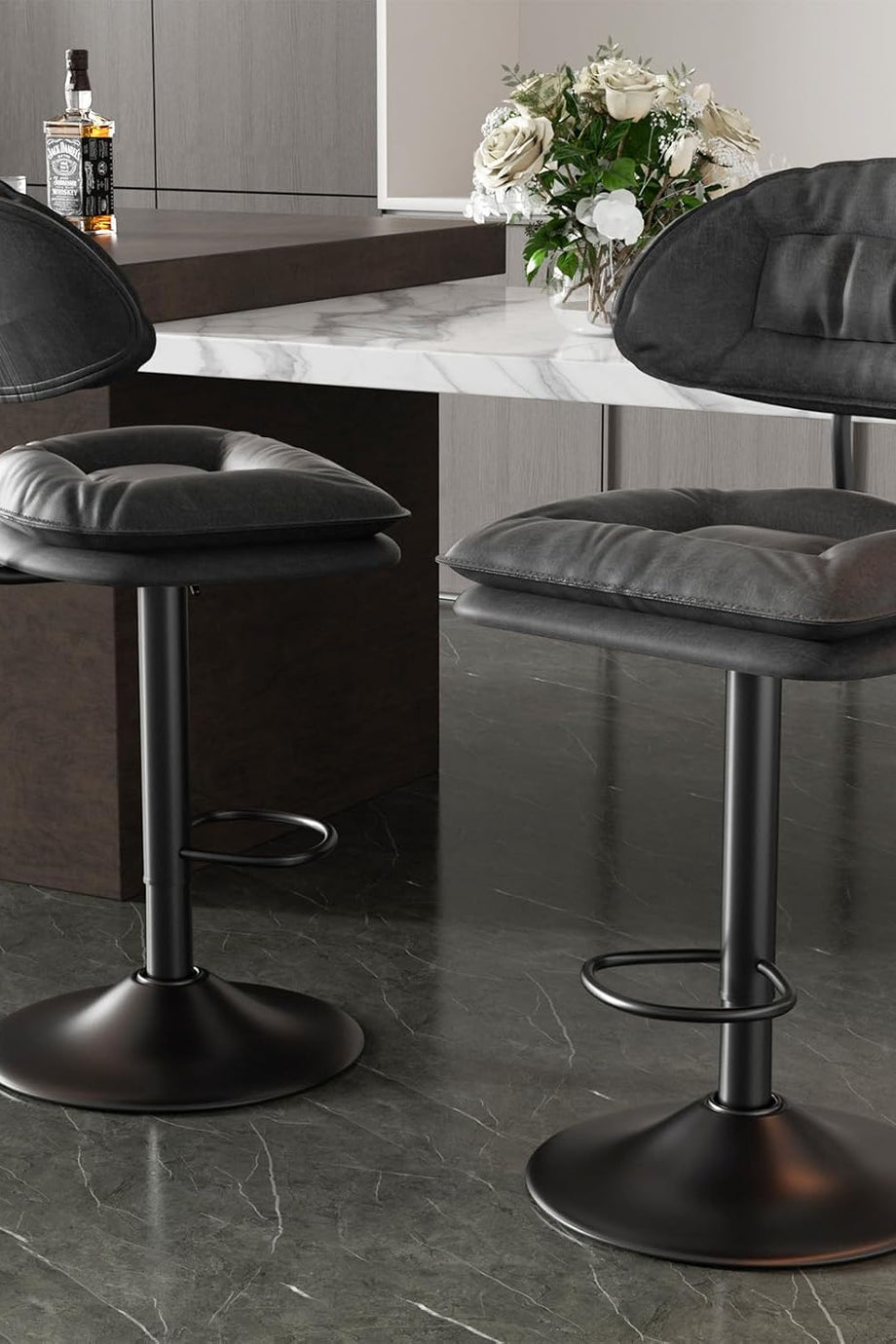 2’li Ergonomik Ayarlanabilir Bar Taburesi