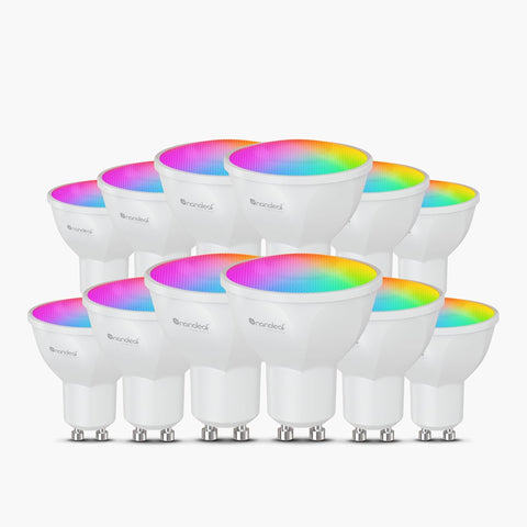 Matter Essentials 12'li GU10 RGBW LED Ampul Seti  Akıllı Aydınlatma