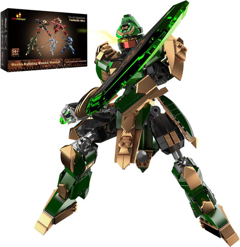 Mecha Robot Yapı Taşları, Guan Yu Savaşçı Kahraman Model Seti