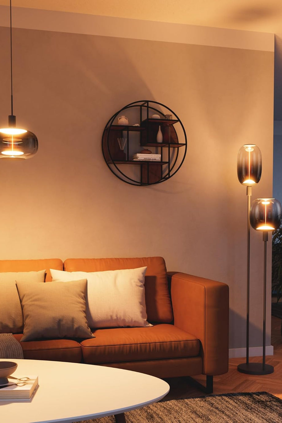 Vintage 1906 LED CLASSIC Oval D250W FILSmoke 45 DIM 12W/818 E27, Enerji Verimli, Çok Renkli Vintage Ampul