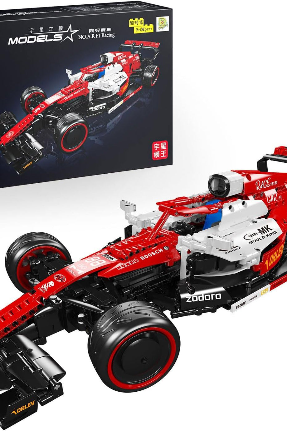 Uzaktan Kumandalı Formula 1 Yarış Arabası Model Seti, 1185 Parça