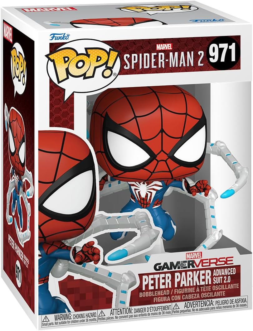POP! Gameverse: Spider-Man 2, Peter Parker Takımı, Koleksiyonluk Vinil Figür