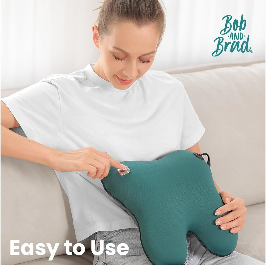 Isı Fonksiyonlu Shiatsu 3D Yoğurma Boyun Masaj Aleti, Sırt, Boyun, Bacak ve Kas Ağrısı İçin