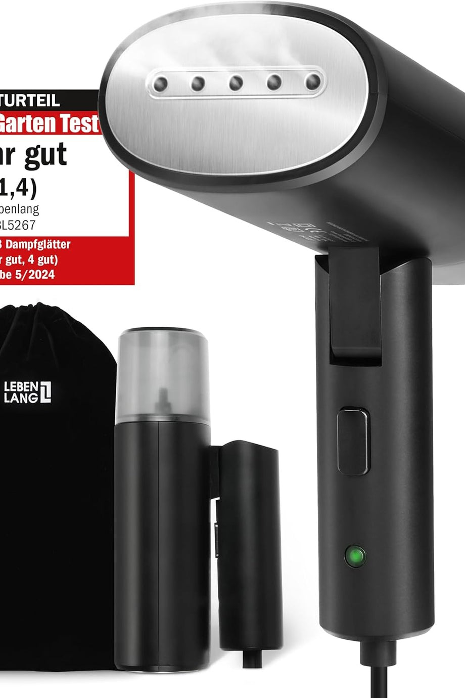 Seyahat Steamer, Katlanabilir, 900 W, 120 ml Su Tankı, Seyahat Seti, Hijyenik Ütüleme