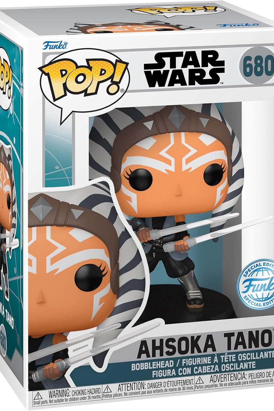 POP! Star Wars: Ahsoka Figürü, Resmi Vinil Koleksiyon Ürünü, Star Wars