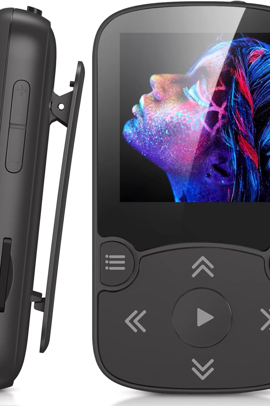 32GB Bluetooth 5.3 MP3 Çalar Klipsli, Renkli Ekranlı, FM Radyo ve Pedometreli