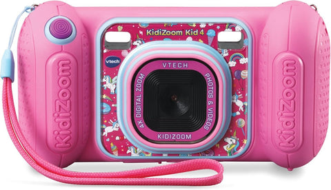 KidiZoom Kid 4 Pembe Çocuk Kamerası, Oyunlar ve Ebeveyn Kontrolü, 4-8 Yaş İçin
