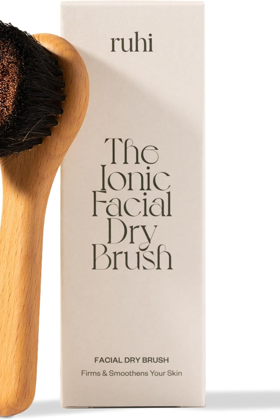 Manastır Yüz Fırçası, İyonik Kuru Fırça, Bakır & Doğal At Kılı, Almanya Üretimi