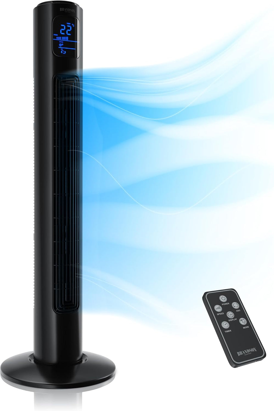 Uzaktan Kumandalı Kule Vantilatör 96 cm, Sessiz, 3 Mod, Zamanlayıcı, LED Ekranlı