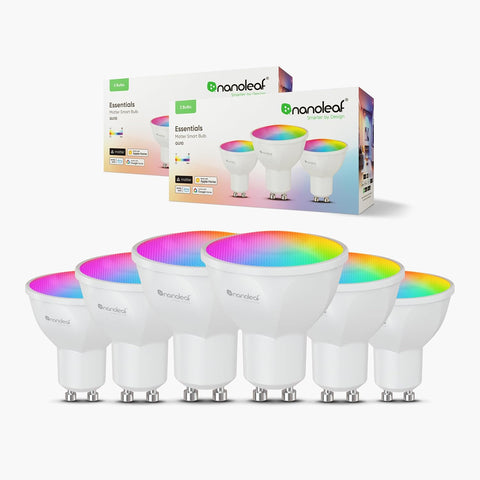 Matter Essentials 6'lı GU10 Akıllı LED Ampul Seti, RGBW, Thread & Bluetooth