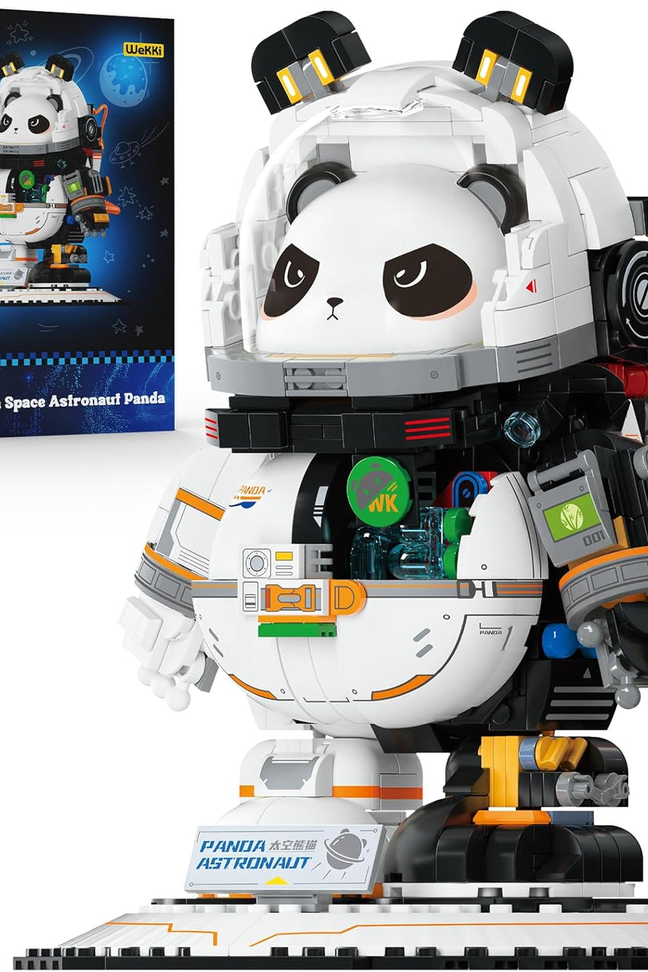Panda Uzay Adamı Yapım Seti, Astronot Hayvan Modeli, 829 Parça