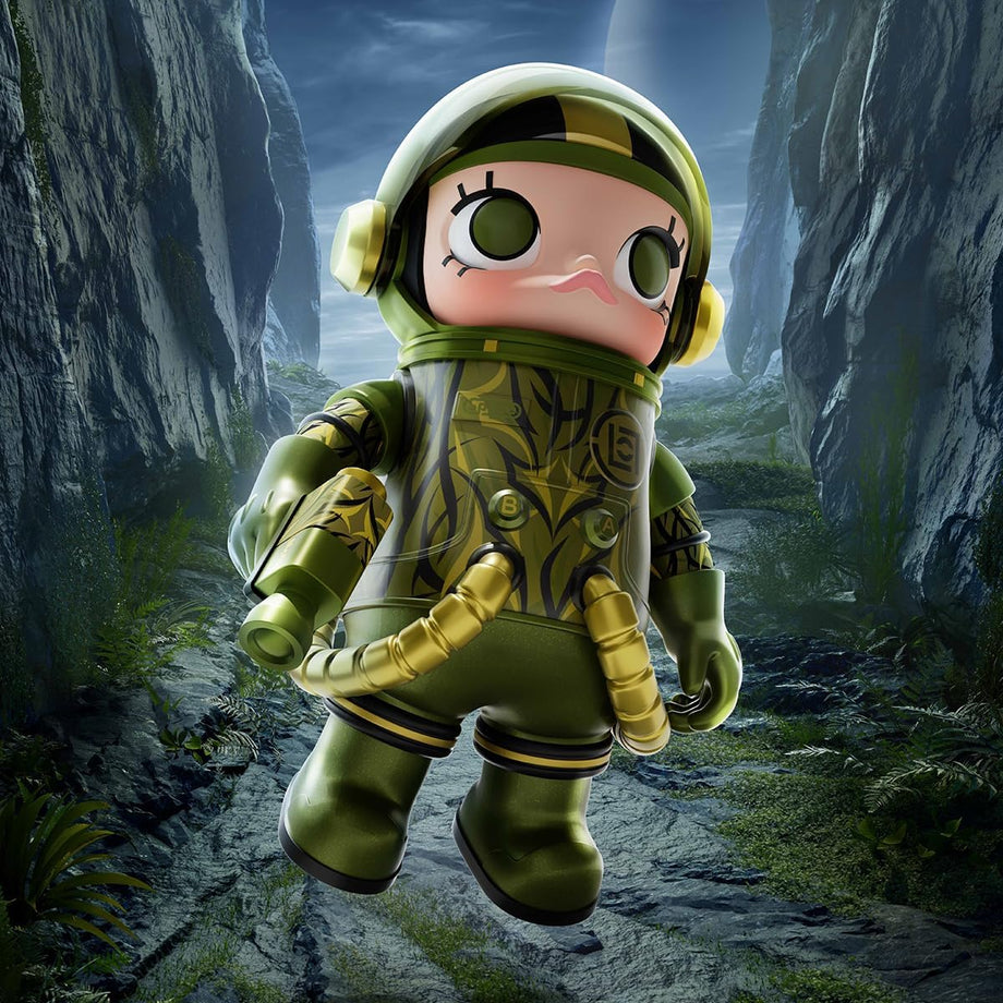 MEGA SPACE MOLLY %100 CLOT-Olive Alienegra Figürü, Premium Tasarım