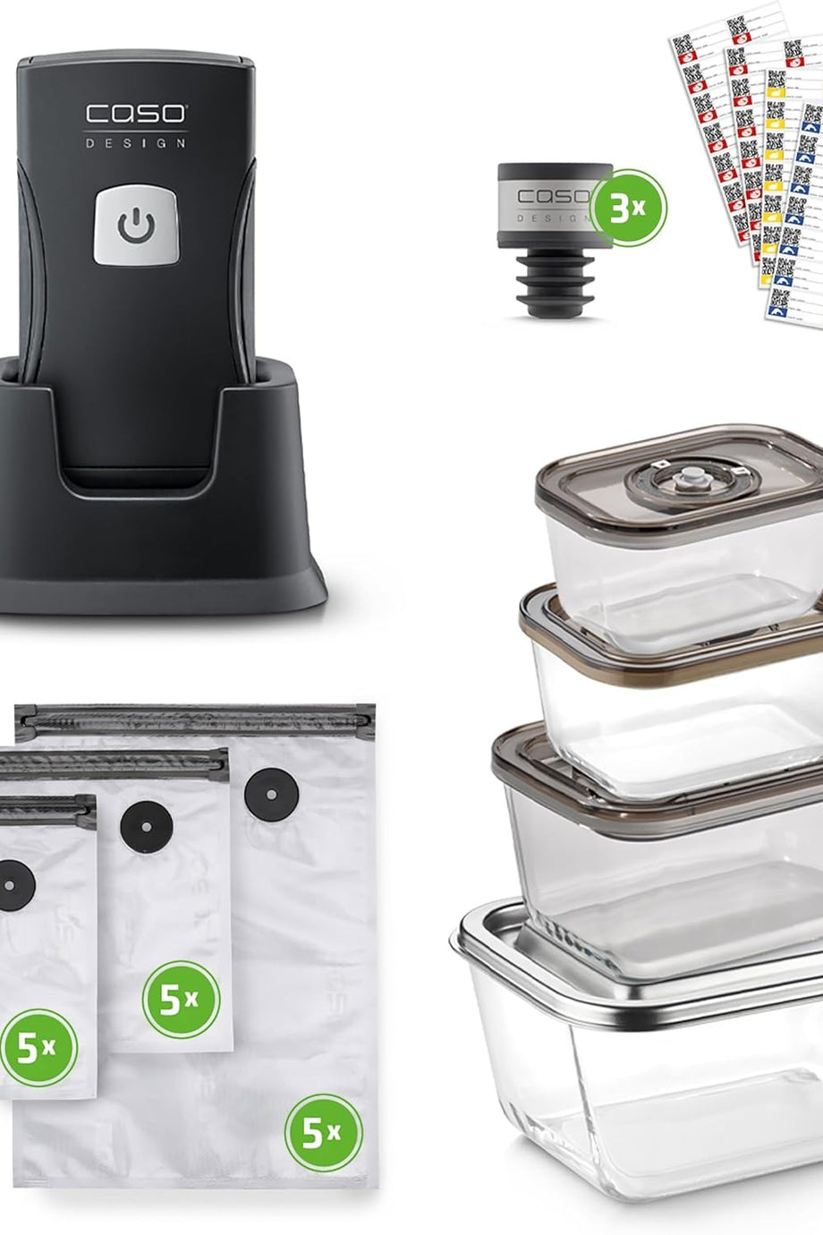 Vacu OneTouch Pro Kablosuz Vakumlama Seti 85 Dakika Kullanım 12L/Dk Güçlü Pompa