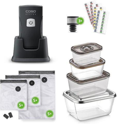 Vacu OneTouch Pro Kablosuz Vakumlama Seti 85 Dakika Kullanım 12L/Dk Güçlü Pompa