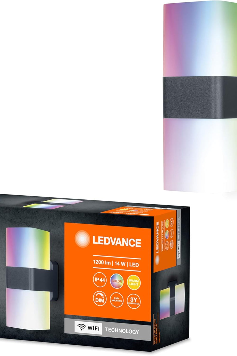 Akıllı LED Dış Mekan Lambası, WiFi Kontrollü, RGB Renk Değiştirme, Uzun Ömürlü