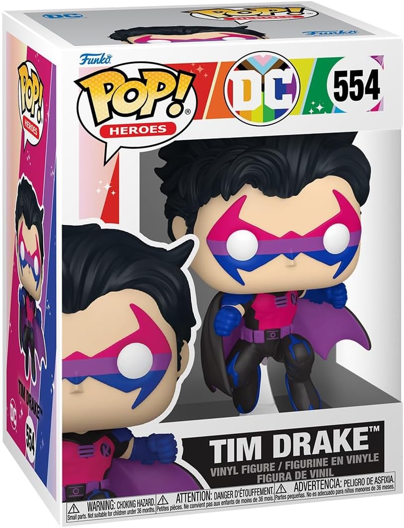 Pop! Heroes Pride Robin Tim Drake DC Comics Koleksiyonluk Vinil Figür 9,5 cm