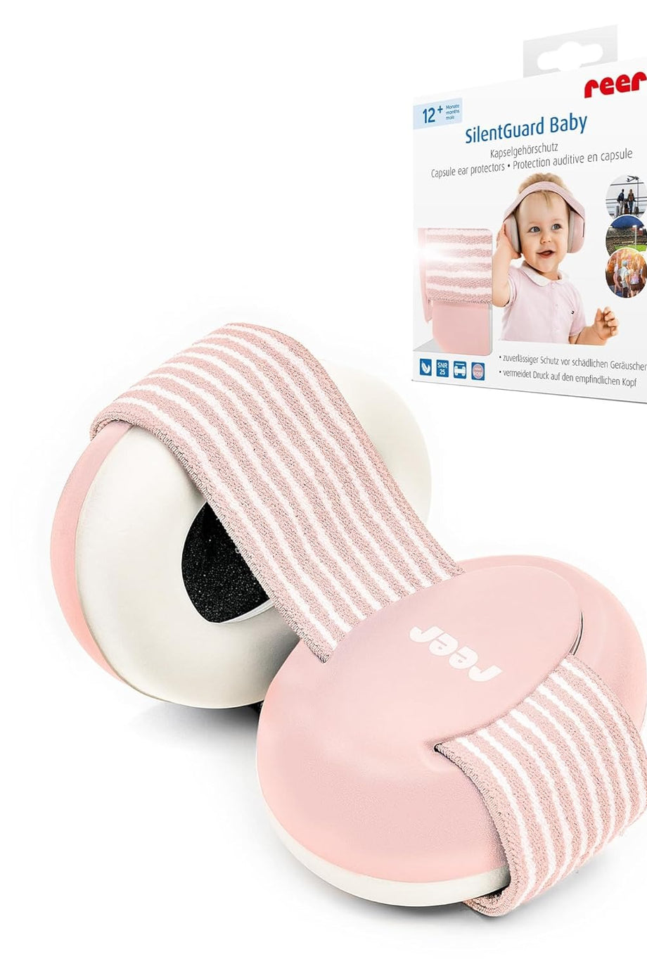 Bebek Kulak Koruyucu, 25dB Gürültü Engelleme, 12-24 Ay Bebek ve Çocuklar Ayarlanabilir Kulaklık