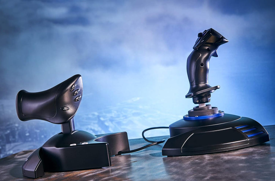T.Flight Hotas 4 USB Joystick,Uçuş ve Uzay Simülasyonları İçin Ergonomik ve Gerçekçi Kontrol Ünitesi