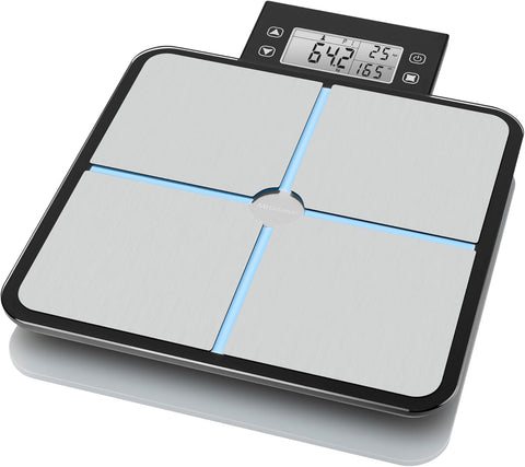 BS 460 Dijital Vücut Analiz Tartısı, LCD Ekran, Vücut Yağı, Kas Kütlesi, Kemik Ağırlığı Ölçümü