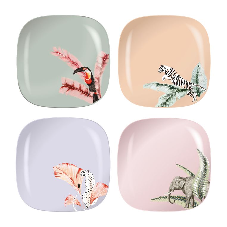 Bambu Tabaklar 20cm (4'lü Set)