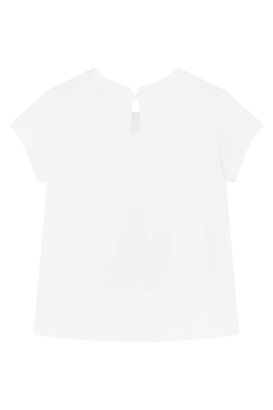Çocuklar için Pamuklu Çiçekli T-Shirt