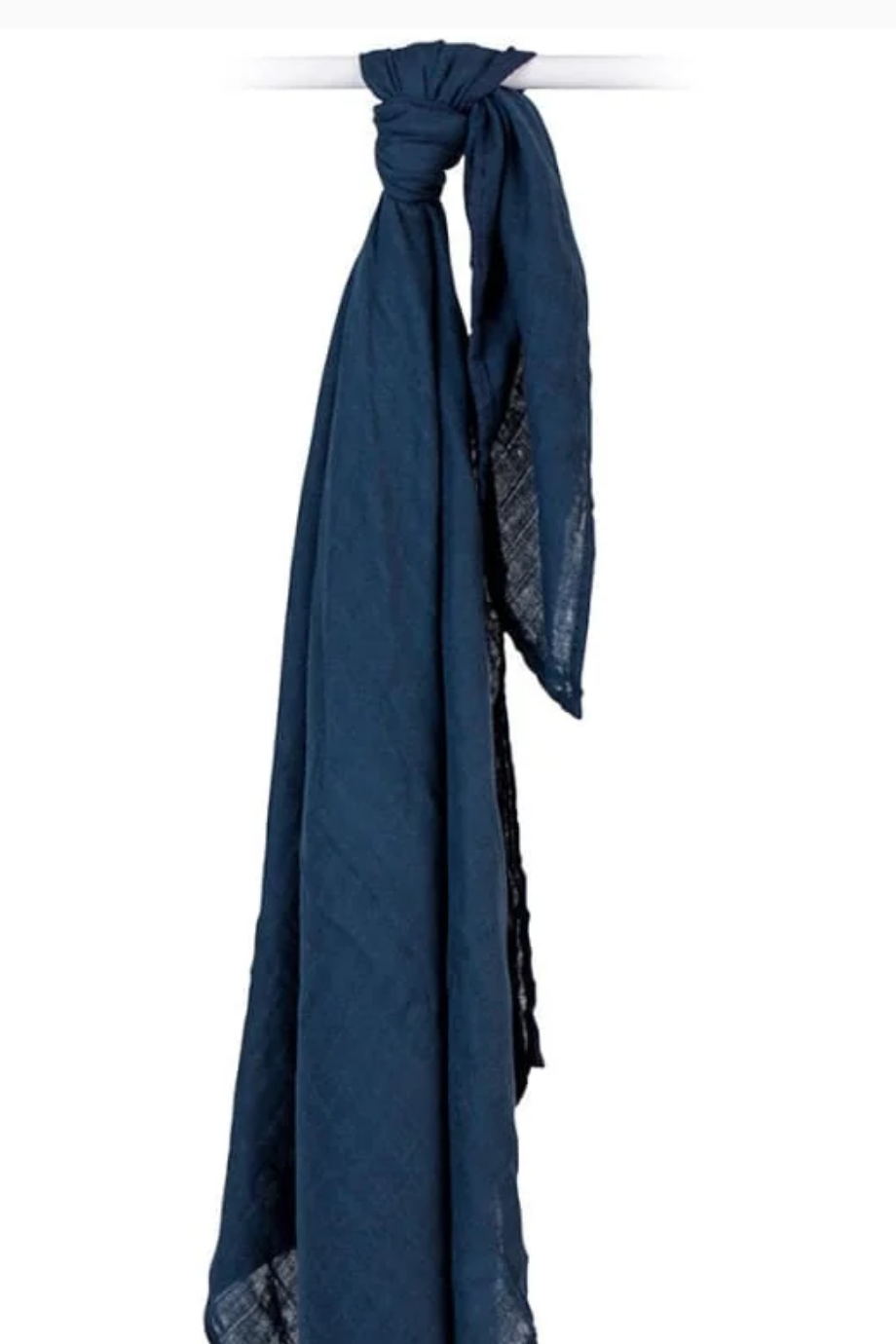 Lacivert Bambu Müslin Bebek Kundak Örtüsü 120 × 120 cm