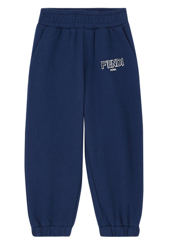 Çocuk Logo Eşofman Altı - Koyu Mavi