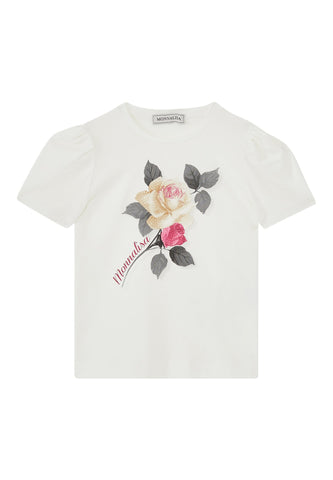 Kız Çocuk Organik Pamuk Jersey T-Shirt