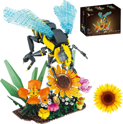 Böcek Koleksiyonu Arı ve Çiçekler Yapı Seti, 750 Parça, Eğitici ve Eğlenceli