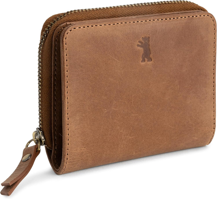 Sara Deri Kadın Cüzdan, RFID Korumalı, 8 Kartlık, Klasik Stil