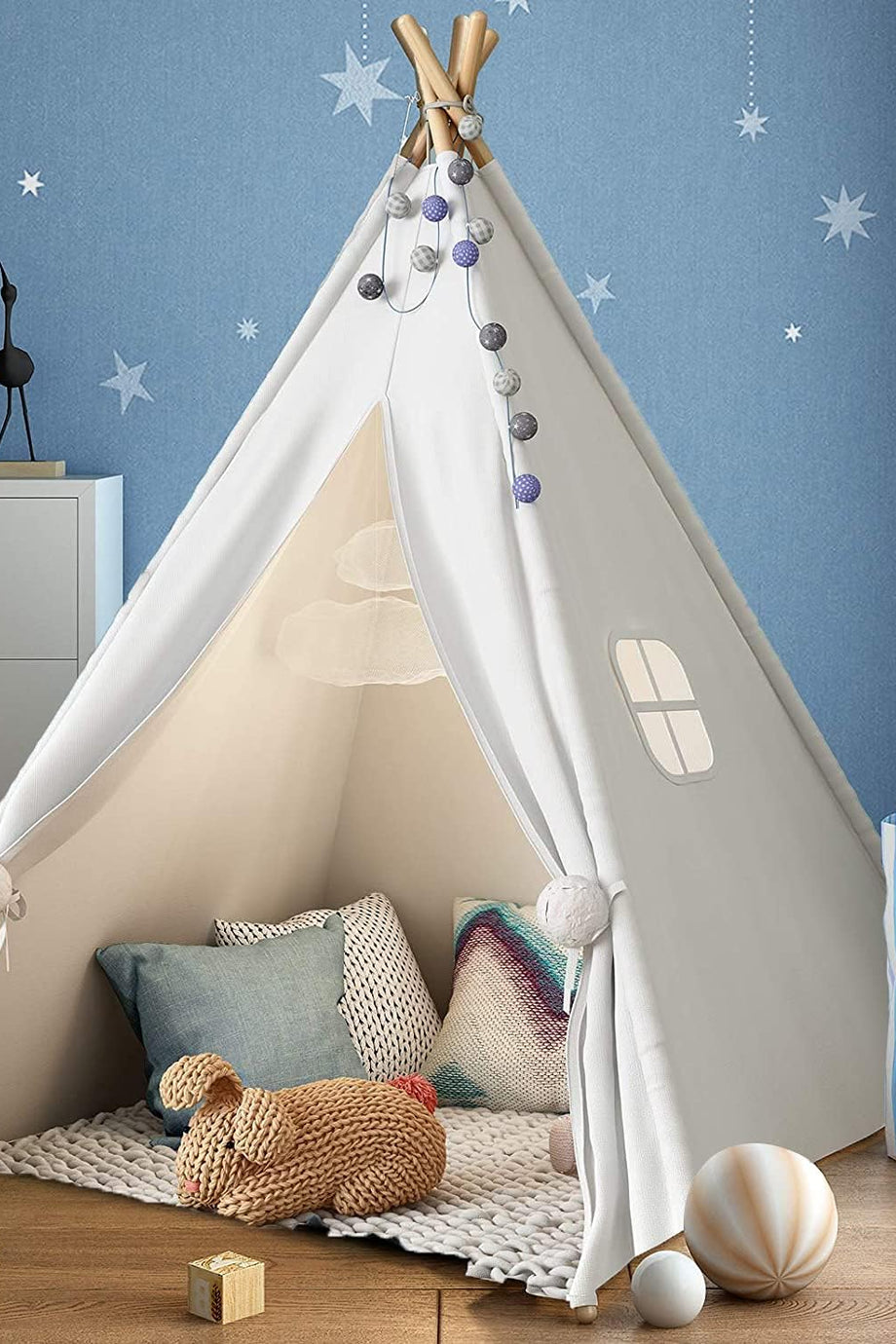 Teepee Çocuk Çadırı, İç ve Dış Mekan Kullanımı