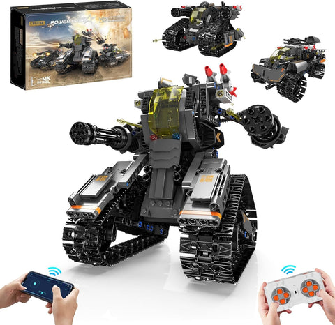 3ü 1 Arada Robot Seti, Uygulama & Uzaktan Kumanda ile Programlanabilir RC Robot 588 Parça