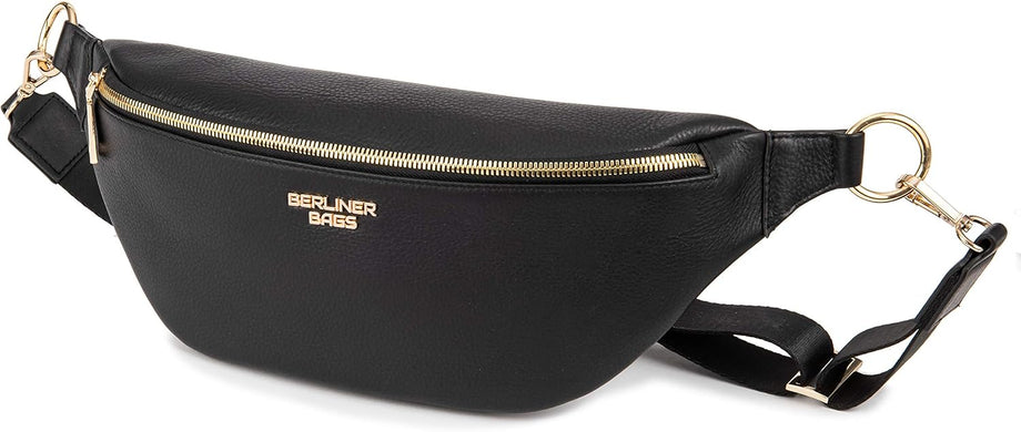 Mona XL Bel Çantası, Premium Deri, Unisex Fanny Pack