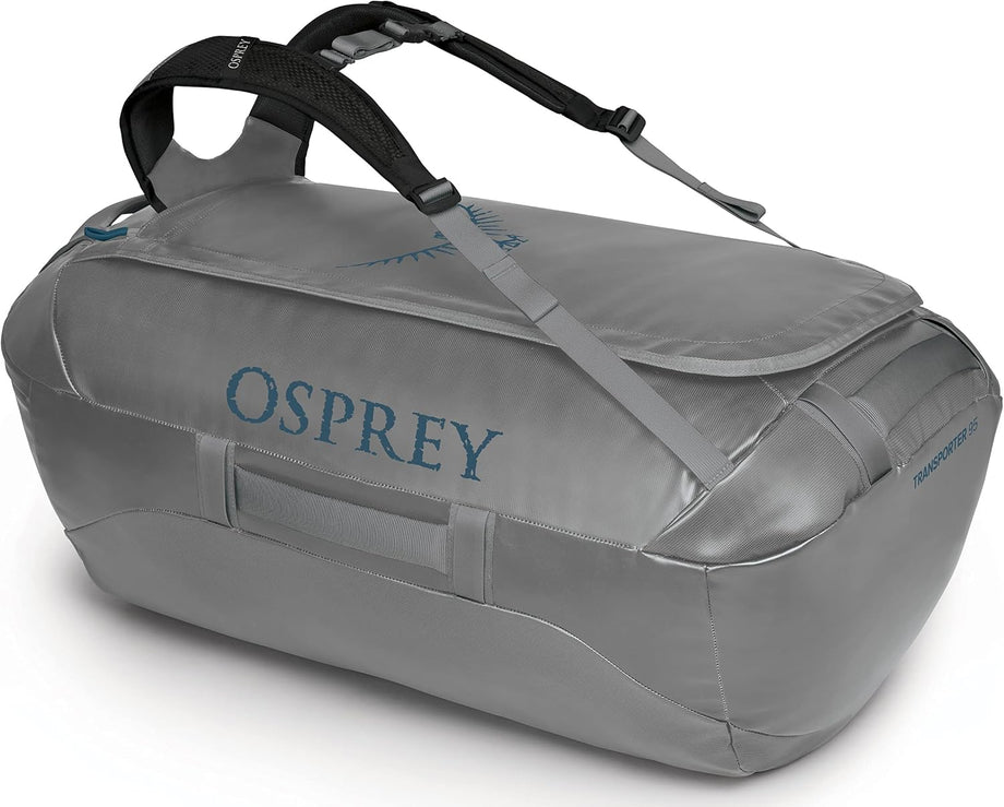 Transporter 95 Unisex Duffel Çantası Siyah, Suya Dayanıklı, 95L Kapasiteli