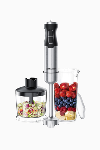 1000W Paslanmaz Çelik El Blender Seti Turbo Fonksiyonlu 2’si 1 Arada