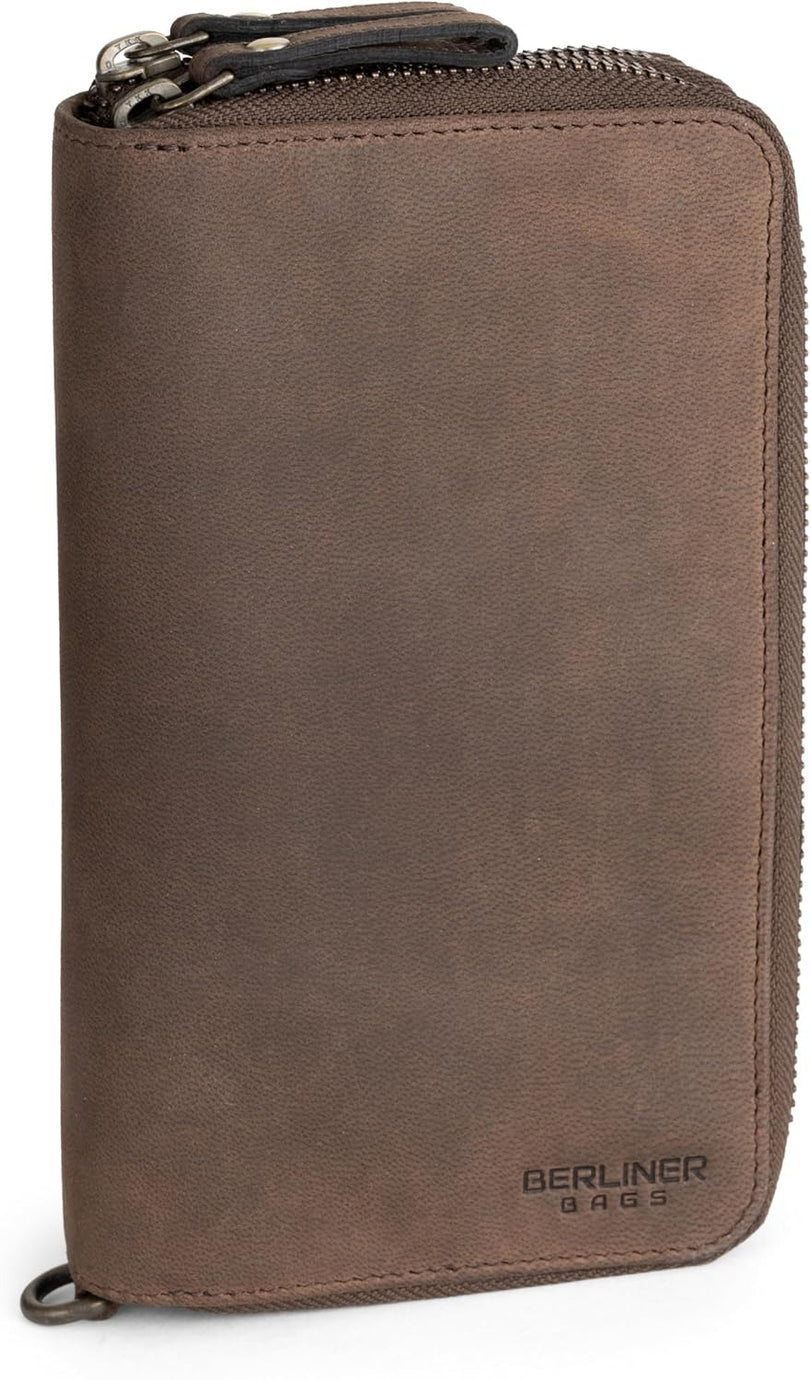 Dallas Deri Cüzdan Erkek RFID Koruma XL Cüzdan, Vintage Espresso