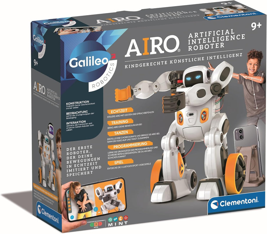 Galileo AIRO, Yapay Zeka ile Eğitilebilir Etkileşimli Robot, Bluetooth Özellikli
