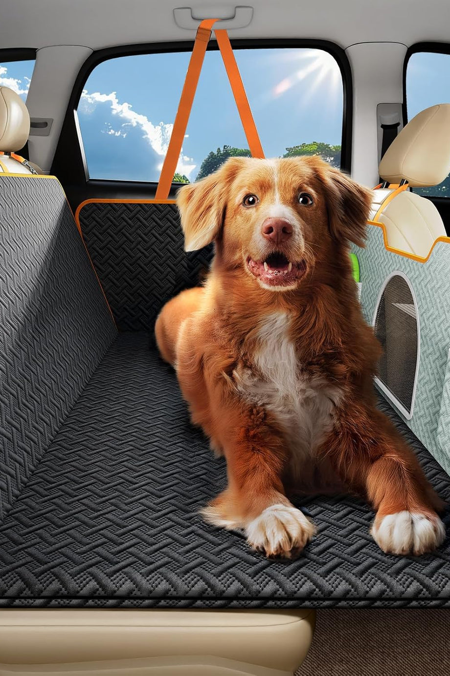 Köpek Battaniyesi Araba Koltuğu Kılıfı, Su Geçirmez, Kaymaz