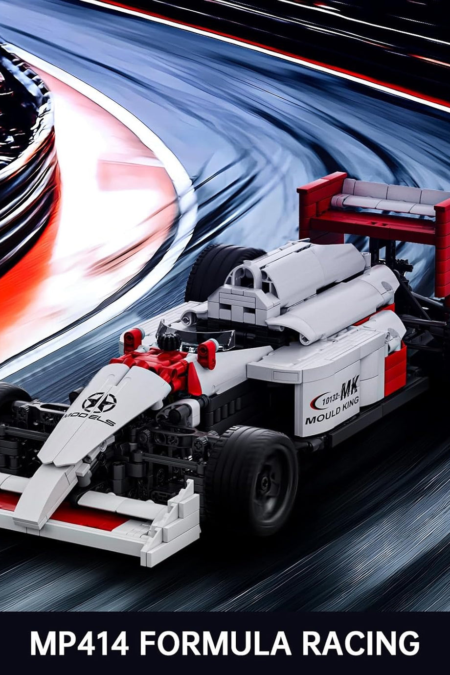 10132 Formula 1 Yarış Arabası Yapı Seti, MP4-4 F1, 1524 Parça, Koleksiyonluk Model