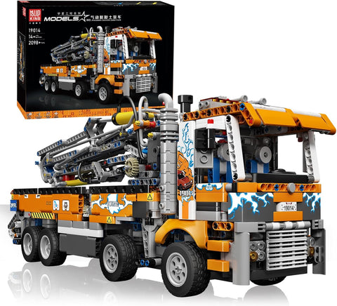 Teknik Çekici Model Yapım Seti, 2098 Parça Vinç Oyuncağı, İnşaat Aracı